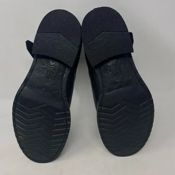 Frye Veronica Leather Booties Black Leather Moto Boot 8.5 - Picture 7 of 8